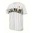 Men's Classic #16 White Striped Baseball Jersey with Embroidered Letters - Breathable, Button-Up Short Sleeve Shirt for Training & Competition