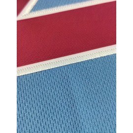 Men'S Moon Blue Baseball Shirt, Classic Letter Embroidery Design, Button Style Short Sleeved Breathable Shirt, Used for Training And Competitions