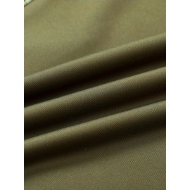 Men's Breathable Football Jersey, Athletic V-Neck Short Sleeve Training & Game Uniform, Sport Style