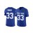 Men's #33 Blue American Football Jersey - 