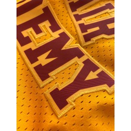 Men's Yellow #14 Baseball Shorts with BEL-AIR ACADEMY Embroidery - Breathable Athletic Shorts, Loose Fit for Training, Competition & Casual Wear - Machine Washable Sportswear for Men & Teens, Adjustable Elastic Waistband