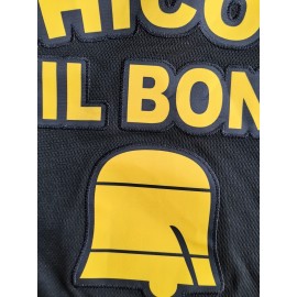 Men's Black # 12 Baseball Shirt, Classic Letter Embroidery Design, Button Style Short Sleeved Breathable Shirt, Suitable For Training And Competition Use