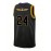 Men'S Black Snake Skin Basketball Suit # 24 Classic Retro Embroidered Letter Sleeveless Sweat wicking Breathable Tank Top Basketball Suit