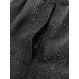 [Size 8-24 Basketball Shorts] Men's black gray # 8-24 basketball shorts, classic letter embroidery design, button style short sleeved breathable shirt, suitable for training and competition