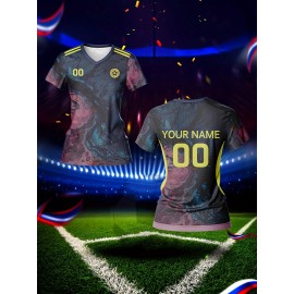 Customizable Women'S V-Neck Soccer Jersey - Personalized Team Training & Fitness Shirt with Quick-Dry, Breathable Fabric, Ideal for Spring/Summer/Fall Sports Activities, Allseason Sports Apparel|Allseason Apparel|Comfortable Fit