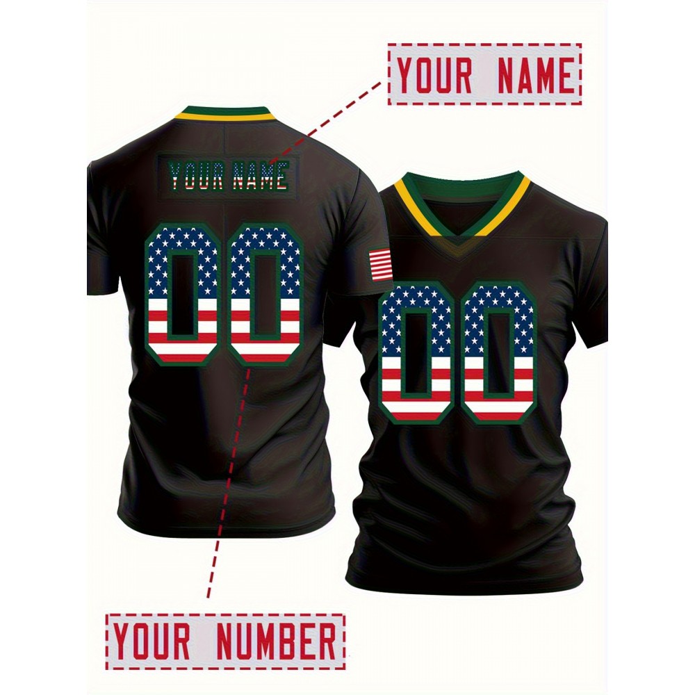 Customized Large Sized Women Football Jerseys Personalized Names and Numbers, Embroidered Women American Football Jerseys, Casual Outdoor Sportswear