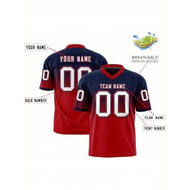 Customizable Plus Size Women'S Football Jersey - Personalized Name & Number, V-Neck Short Sleeve, Black & Neon Green with White Stripes & Logo, Breathable Summer Sports Training Uniform for Outdoor Competition