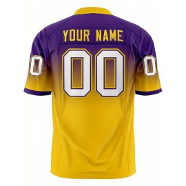 Customizable Plus Size Women'S Football Jersey - Personalized Name & Number, V-Neck Short Sleeve, Black & Neon Green with White Stripes & Logo, Breathable Summer Sports Training Uniform for Outdoor Competition